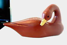 Vintage Hand Carved & Painted Mallard Wood Duck Decoy Made In Canada