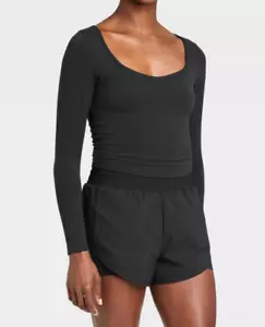 Women's Everyday Soft Long Sleeve Top All in Motion Black XXL NEW - Picture 1 of 3