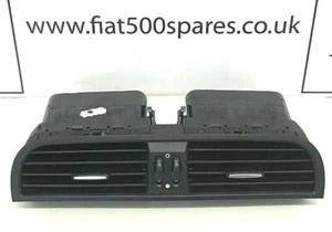 Fiat 500 Centre Air Heater Vent in Black (2008-2015) - Picture 1 of 3
