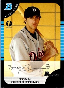 2005 Bowman 1st Edition Tony Giarratano Detroit Tigers #167
