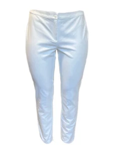 MARINA RINALDI Women's White Remo Slim Fit Dress Pants $255 NWT - Picture 1 of 3