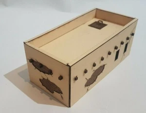 28mm MDF Adobe Desert medium  Building pre-painted ww2 wild west middle east  - Picture 1 of 1
