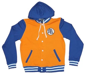 Dragon Ball Z  Mens  Hoodie - Goku Kama Symbol Front Back - Picture 1 of 2