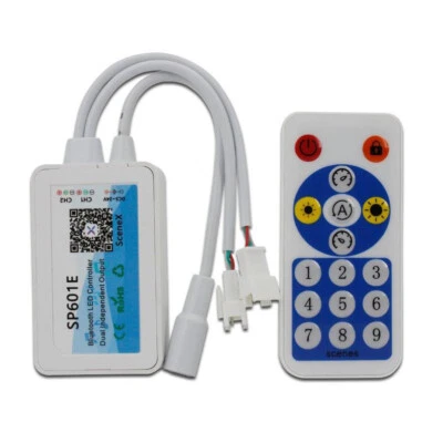 Dual Output SP601E Bluetooth RF Remote Controller WS2812B WS2811 LED Strip Light - Image 1 of 4