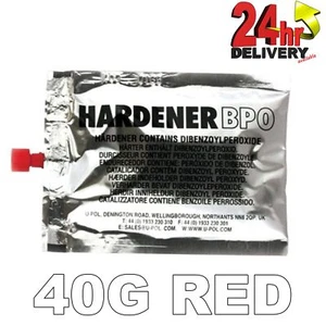 U-Pol BPO Hardener 40g Red Sachet For Polyester Body Fillers Upol - Bild 1 von 1