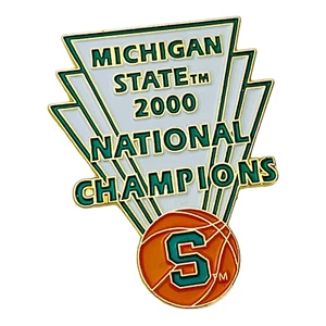 Michigan State Basketball 2000 National Champions Lapel Hat Pin College Fan Gift - Picture 1 of 6