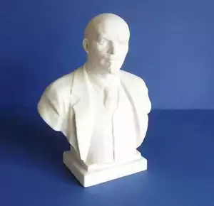 Busto de porcelana LFZ vintage URSS Rusia V. Lenin - Imagen 1 de 4