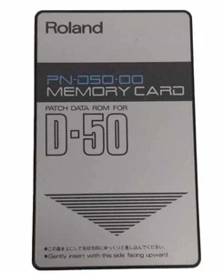 Roland D-50 Patch Data Memory Card - Picture 1 of 1