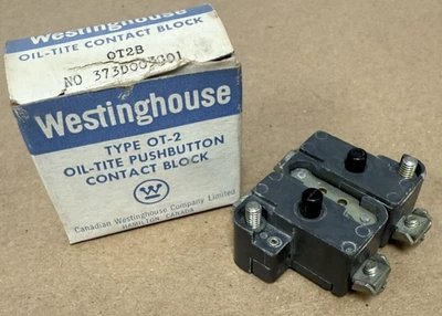 WESTINGHOUSE 0T2B, 373D003G01 OIL-TITE CONTACT BLOCK TYPE OT-2 *NEW IN BOX* - Image 1 of 4
