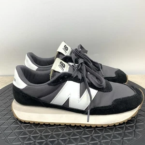 New Balance 237 Damen-Sneaker Größe 8 Schuhe schwarz grau Wildleder niedrig Schnürschuhe WS237NB - Bild 1 von 11