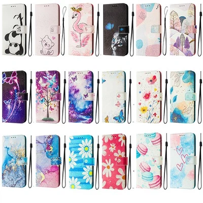 Case for TCL 60 NxtPaper 605 60R 60 60SE Pattern Leather Wallet Case Phone Cover - Image 1 of 4