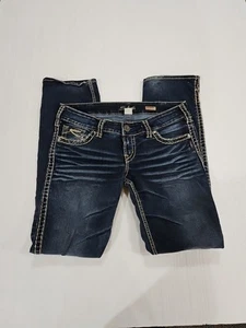 Silver Jeans Damen 31x32 McKenzie Slim Boot Cut Blau Dark Wash Denim - Bild 1 von 21