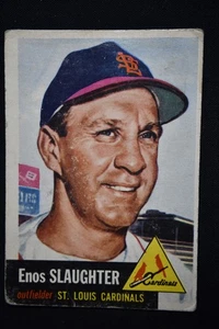 ENOS "COUNTRY" SLAUGHTER (HOF) 1953 Topps #41 St. Louis Cardinals - Picture 1 of 2