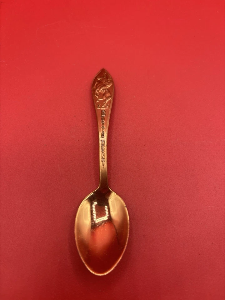 Cuchara de caballo vaquero fundición Montana mina cobre farmacia anaconda vintage Foto 1 de 4