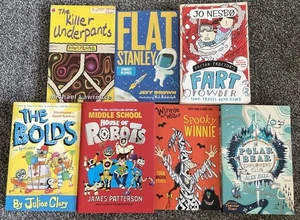Childrens KS2 Books Bundle x 7 Reading Story Fiction Homeschooling Inc 1 HB #13 - Picture 1 of 22