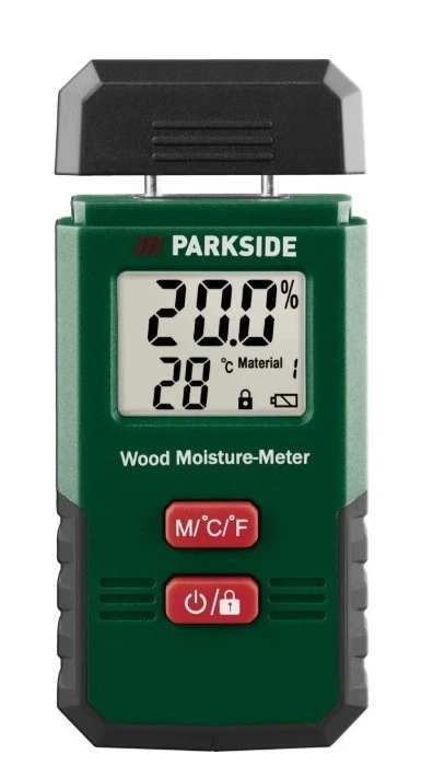 Parkside Holzfeuchtemessgerät PFMG A3 – Feuchtigkeitsmesser für Holz & Baustoffe - Bild 1 von 1