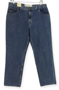 Jeans Arizona calce suelto para hombre 40x34 se sienta en la cintura lavado medio NUEVO NUEVO CON ETIQUETAS - Imagen 1 de 16