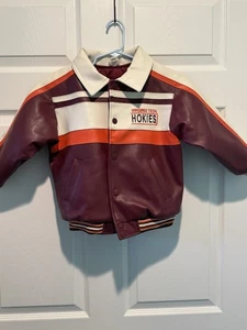Sportsmen Club Pro Virginia Tech Hokies Kinder 4T Letterman Jacke selten Vintage - Bild 1 von 5