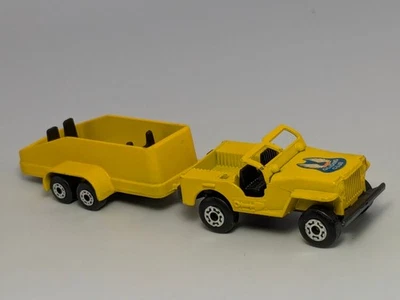 Vintage Matchbox Lesney Superfast TP-7 Gliding Club Jeep and Glider Trailer - Image 1 of 4