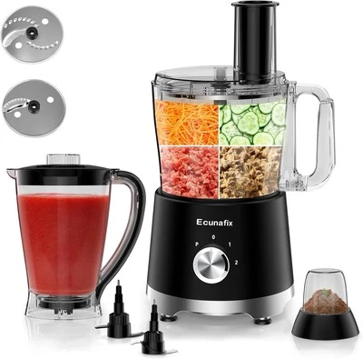 Frullatore Tritatutto Elettrico 1500W Con 2 Velocità e Funzione Pulse 2,5L Pro - Immagine 1 di 4