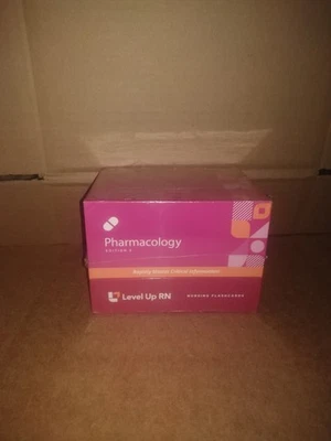 Level Up RN Pharmacology Flashcards Edition 3 Nursing Study Tool NEW Sealed - Image 1 of 3