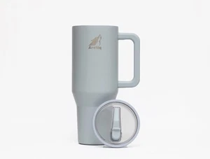 Frost Blue 40oz Tumbler With Handle, Lid, & Flip Up Silicone Straw. 36+ Hrs Cold - Picture 1 of 5