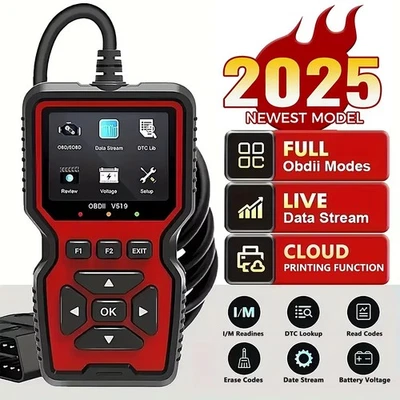 Escáner profesional OBD2 V519 - 2025 OBDII actualizado + lector de códigos CAN Foto 1 de 4