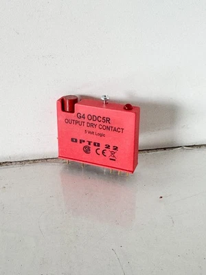 OPTO 22 G4 ODC5R OUTPUT DRY CONTACT 5 VOLT LOGIC RELAY (EL22) - Image 1 of 4