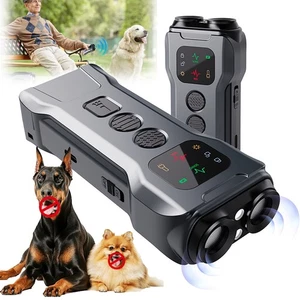 Repelente ultrasónico para perros dispositivo antiladridos dejar de ladrar herramienta de entrenamiento humano para mascotas - Imagen 1 de 10