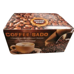 Nuovo 1 Scatola (20 Bustine) Caffè Sado Uomo Potenza Crescita Aumenta Resistenza Forte Energia - Foto 1 di 6