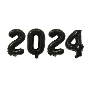 16 Inch 2024 Balloons Number 2024 Foil Balloons for New Years Eve Party Suppl... - Picture 1 of 4