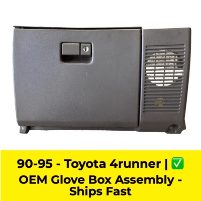 Toyota 4Runner 1990-1995 conjunto de guantera tablero moldura OEM marrón Foto 1 de 4