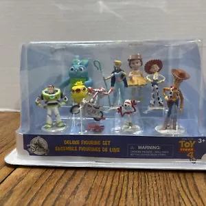 Disney Toy Story 4 Deluxe Figurine Playset 9 PCS Figure Set Pixar New IN BOX - Picture 1 of 15
