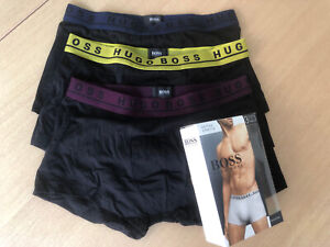 *** Neu: 3er Pack Hugo Boss Boxer-Shorts / Trunks in schwarz, Gr. M ***