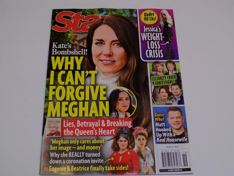 Star Magazine May 2023 Matt Damon Jessica Simpson Kate Princess Eugenie Beatrice - Imagem 1 de 1