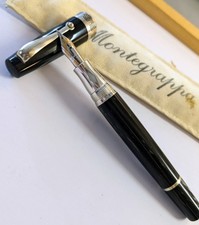 Montegrappa Historia Charcoal Limited Edition Fountain Pen Rare Pen Extra 1930