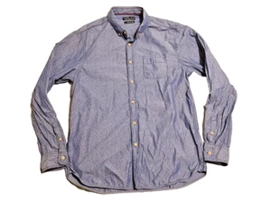 Pull & Bear Men's Extra Large Button Down Dress Shirt Rare Wooden Style Buttons - Picture 1 of 8