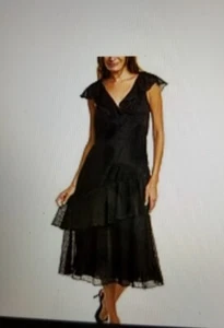 NWT -ML Monique Lhuiller Midi Dress -Sz 8 - Picture 1 of 3