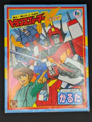 Transformers Iroha Karuta Japanese Card Game G1 Victory 1989 Showa RARE VINTAGE - Image 1 of 4