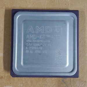 AMD AMD-K6-3/400AHX K6-III 400AHX 400MHZ, Rare, Vintage, Collectible, GOLD