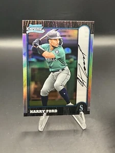 2024 Bowman Chrome Harry Ford #BC25-24 1999 Bowman Chrome 25th Ann Mariners - Picture 1 of 3