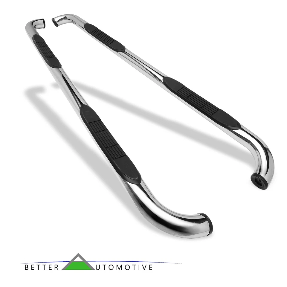 3" S/S Side Steps for 1999-2016 Ford F250/F350/F450/F550 Super Duty Super Cab Foto 1 de 4