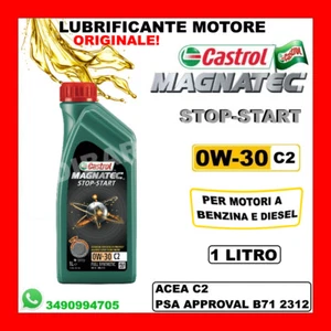 OLIO CASTROL MAGNATEC START E STOP 0W30 C2 ACEA C2 IN LATTINA DA 1 LITRO - Imagen 1 de 1