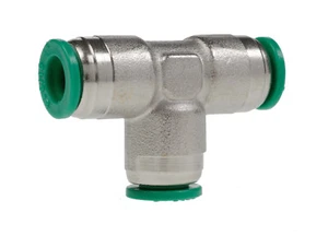 Olab Push In Equal Tee Connectors Suitable For 4mm to 12mm Metric OD Tubes F-TLR - Picture 1 of 1