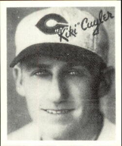 1936 Goudey Black and White '88 Reprints Baseball Card #10 Kiki Cuyler - NM-MT