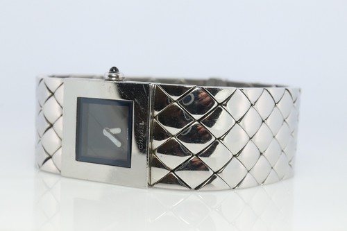 Orologio Chanel. Orologio da polso donna al quarzo originale Matelasse bracciale trapuntato
