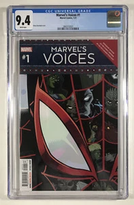 🔥MARVEL’S VOICES 1 1ST APP GODDESS SPIDER & CHILDREN OF THE ATOM CGC 9.4 - Picture 1 of 2