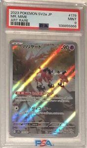 2023 Pokemon Japan 151 SV2a PSA 9 Mr. Pantomime Illustration Full Art Rare Holo #179 - Bild 1 von 2