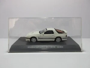 1:43 DISM Mazda Savanna RX-7 FC3S RE Amemiya Minicar White 13B Diecast CHN - Picture 1 of 6