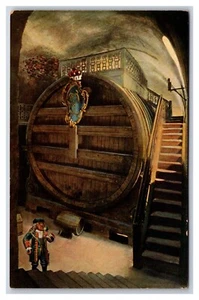 Großes Heidelberger Bierfass Deutschland UNP DB Postkarte W2 - Bild 1 von 2